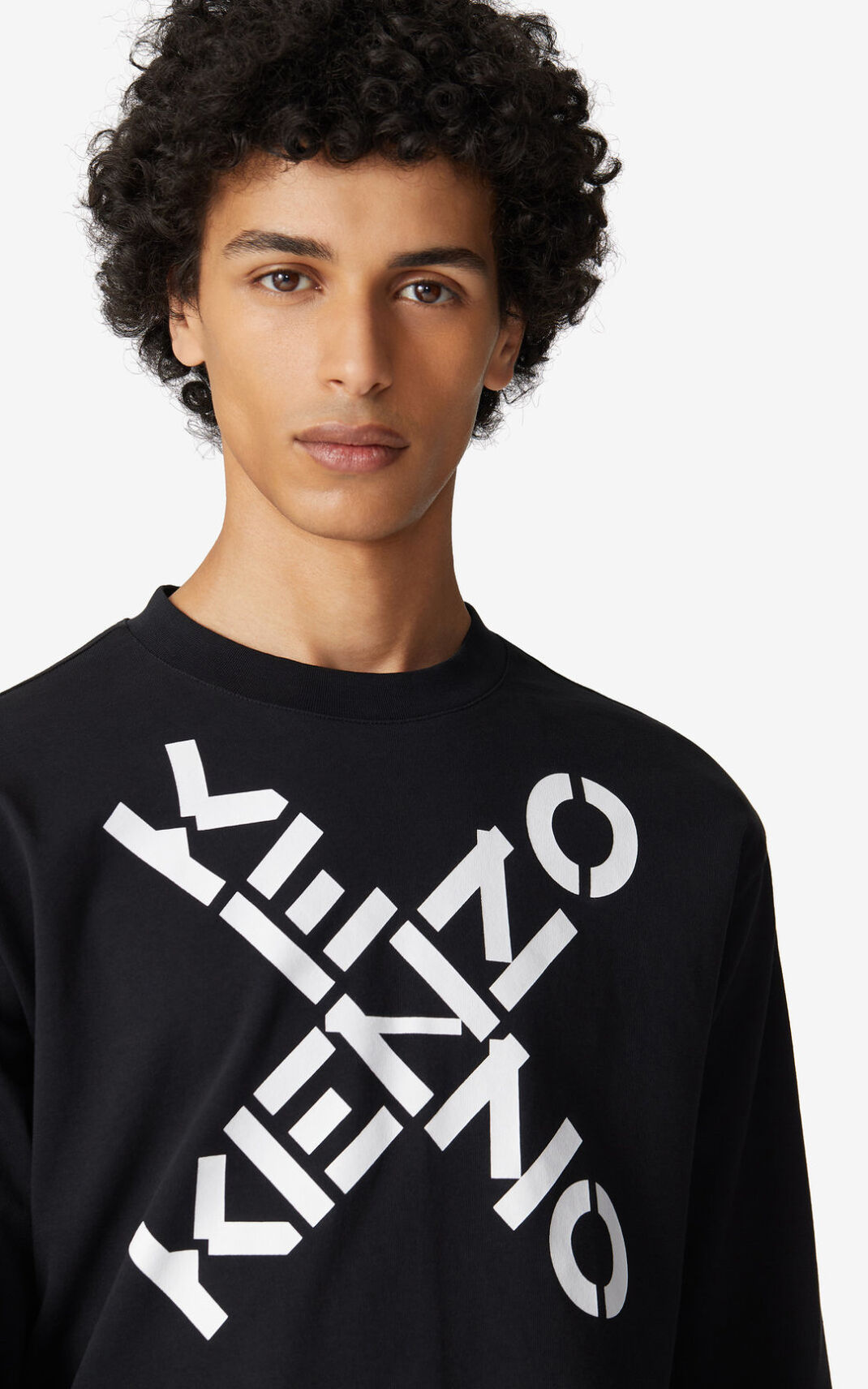 Camisetas Kenzo Sport Big X Hombre Negras - SKU.2279194